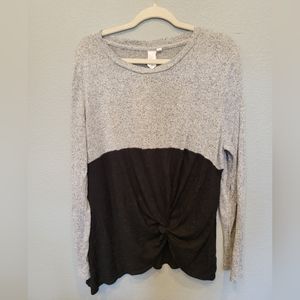 Ady P black and grey sweater size XL